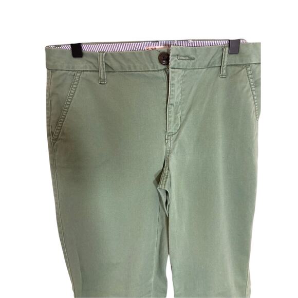 SO Women's Green Chino Bootcut Teacher Retro Kidcore Dress Slacks - Picture 2 of 4